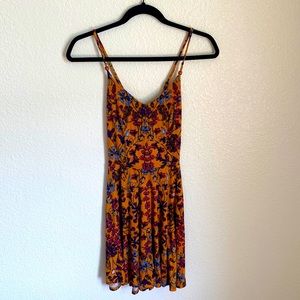 Fall Floral Dress